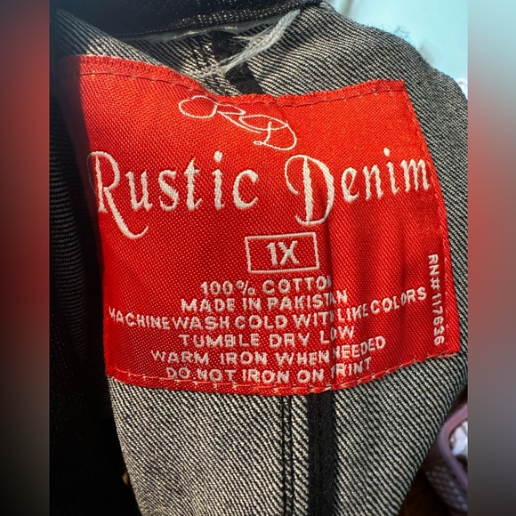 Rustic Denim Jacket Sz. 1X (NWT) - Picture 9 of 9